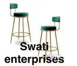 New golden heighted bar chair bar stool restaurant cafe furniture