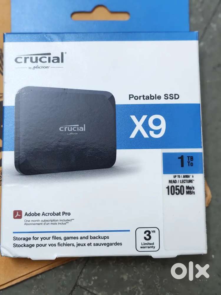 CRUCIAL X9 EXTERNAL SSD 1TB