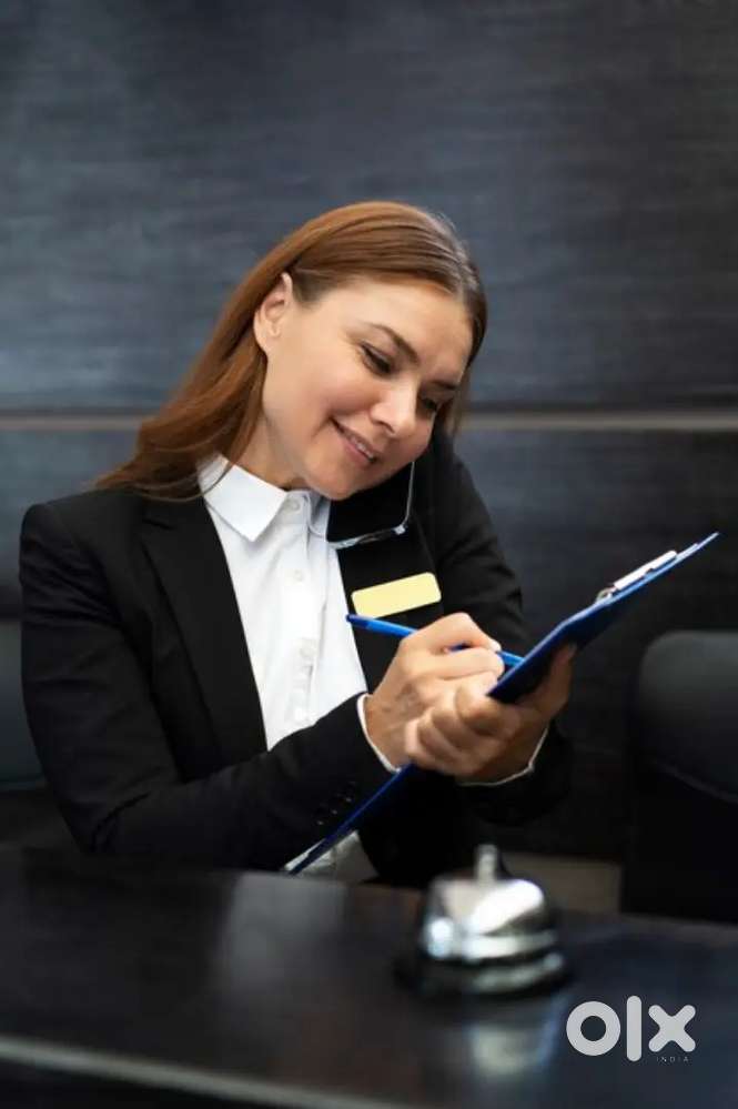 Urgently hiring receptionist office work