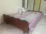 Sofa set 3+1+1 and queen size bed