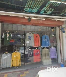 Clothing store with materail
