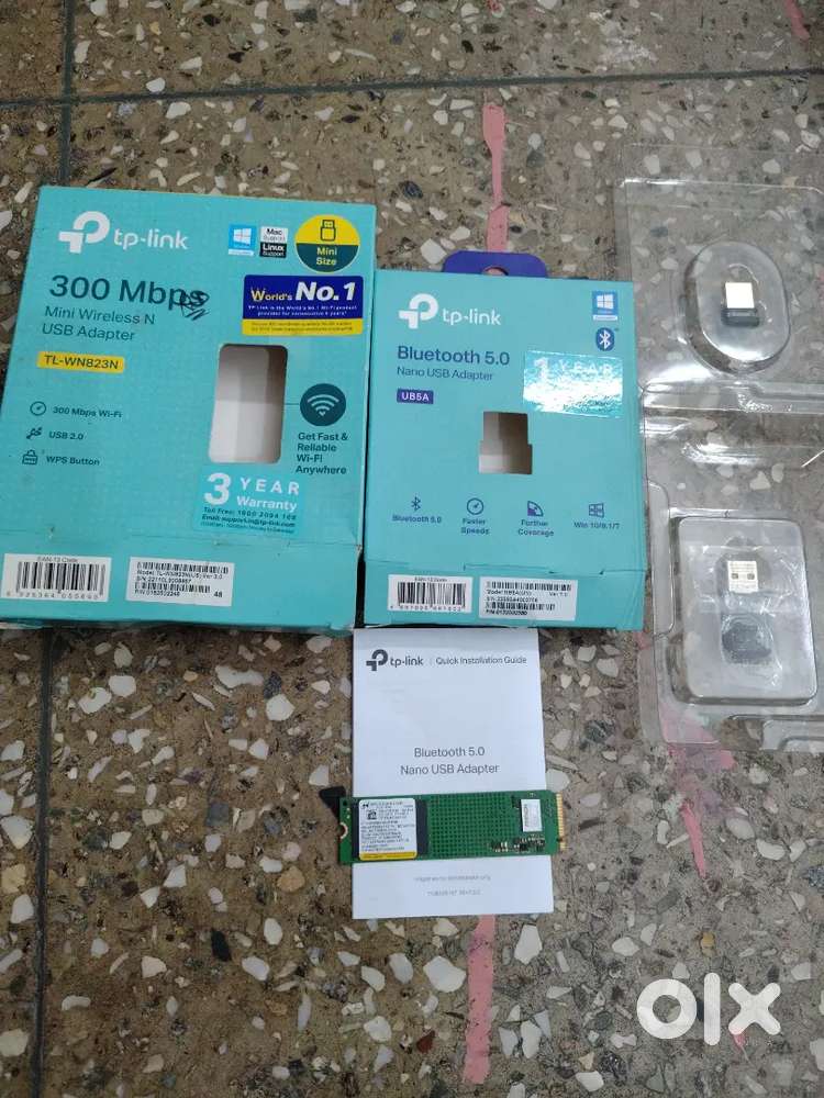 Bluetooth 5.0. 512 GB NVME.TP Link 300MBPS Wireless Adapter.