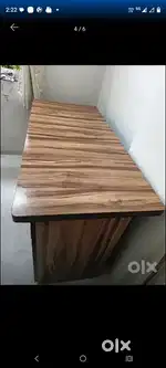 Computer table with keyboard stand & storage