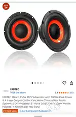 10 inch woofer