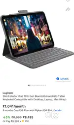 Logitech keyboard for ipad 10th gen