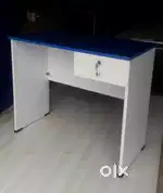 White and blue table brand new