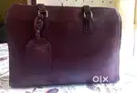 Leather laptop bag for ladies