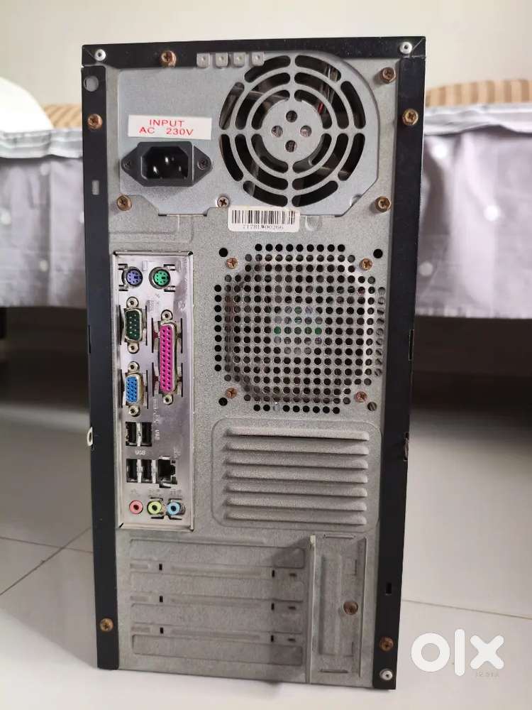 Desktop pc with keyboard and mouse