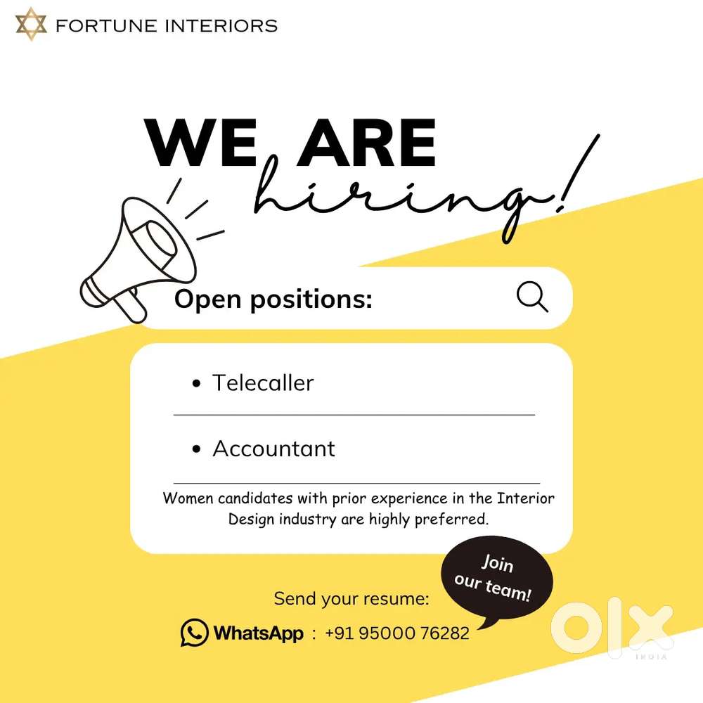 Female Telecaller and Accountant