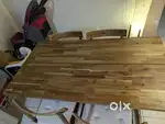 4 seater IKEA dining table with cushions