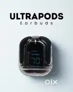 Ultrapods Wireless Earbuds With Battery Indicator