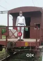 Good guard railway third-party running train