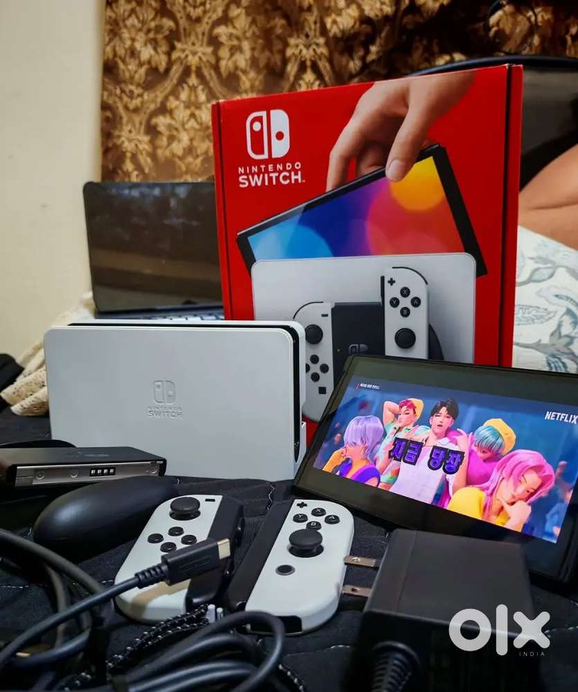 Nintendo Switch Oled Handheld Console White (Colour Available)