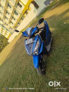 A scooter is good condition