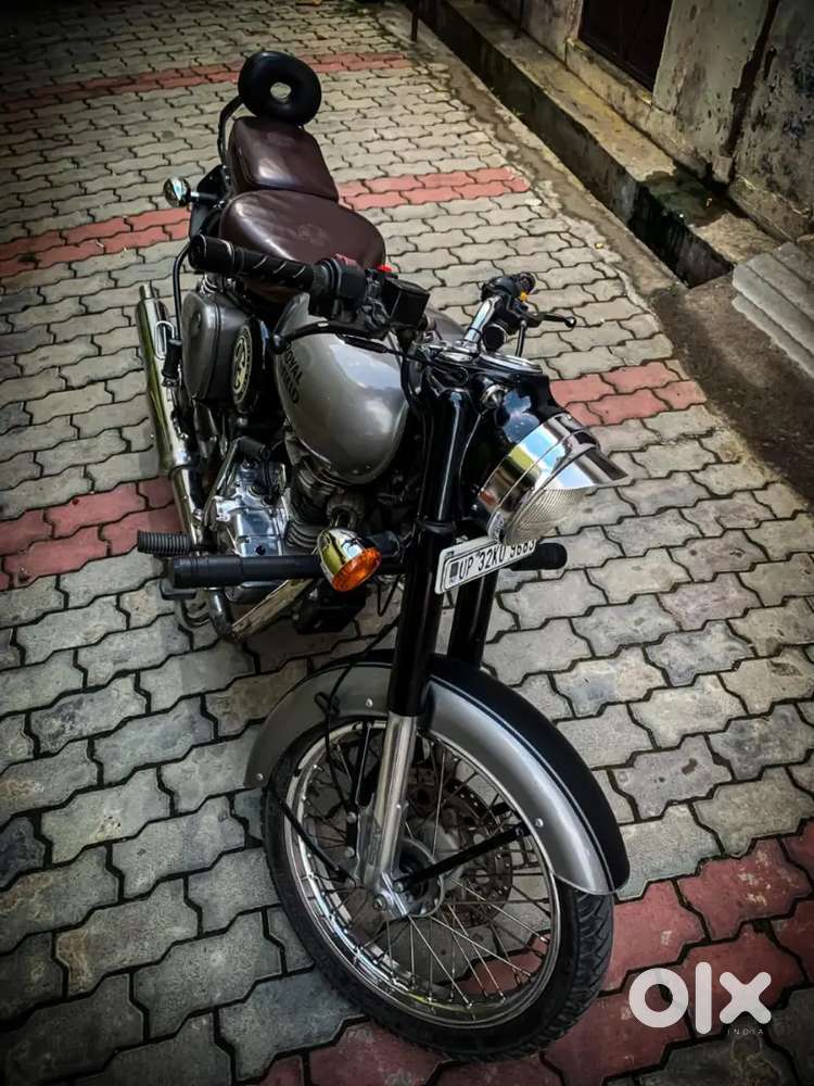Royal enfield gun metal grey dual channel abs system .