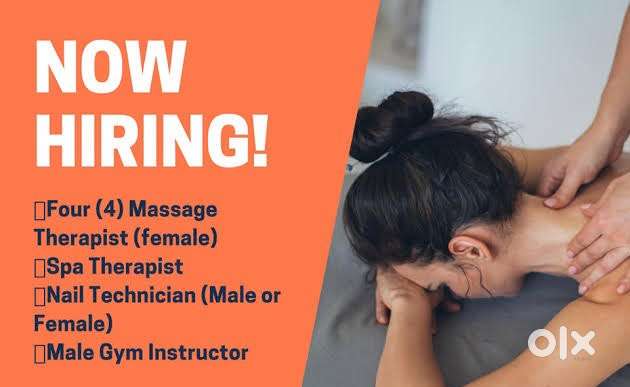 Need females for massage and spa centre