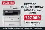 Brother DCP-L3560CDW WiFi Color Laser Printer – Brand New