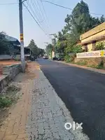 55 cent main road frontage land for sale in kanjoor,near aluva,airport