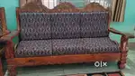 Gobli wood sofa 3+1+1