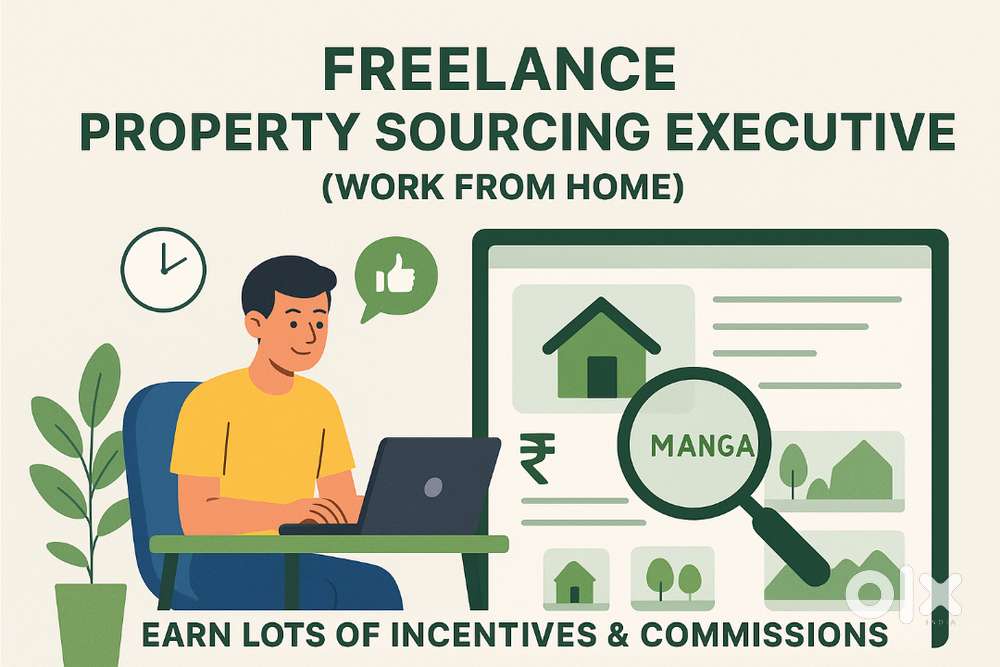 Property sourcing executive, Work from Home, Commission based