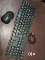 Zebronics wired Keyboard and Quantum wireless mouse