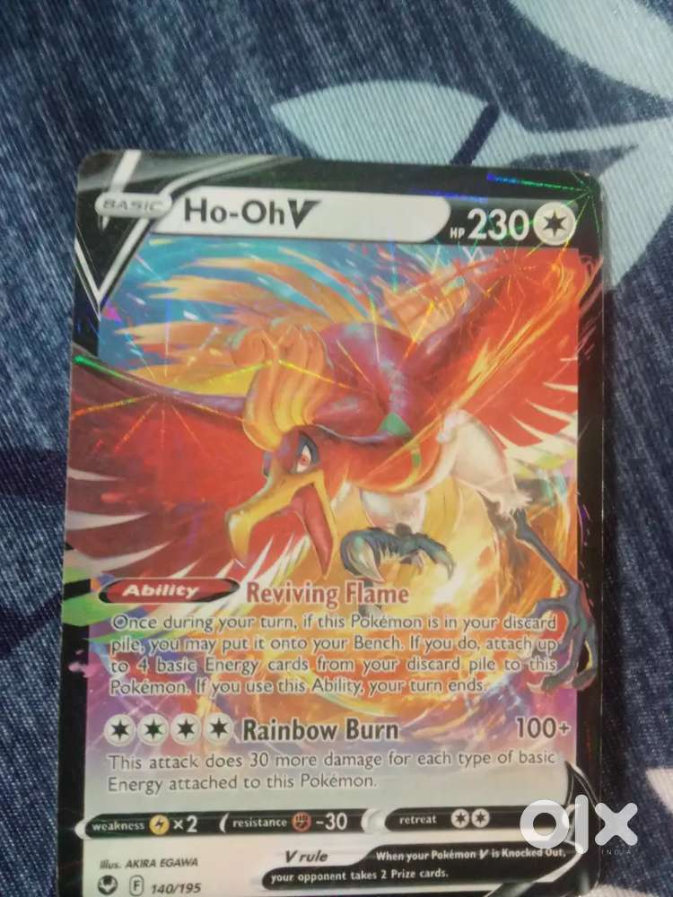 Pokemon cards Ho-oh v