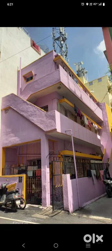 Our house is corner building north face, 3 flr,Vijayanagar, Bangalore
