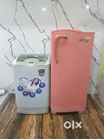 Godrej base model single door refrigerator and 6.8kg  washing machine