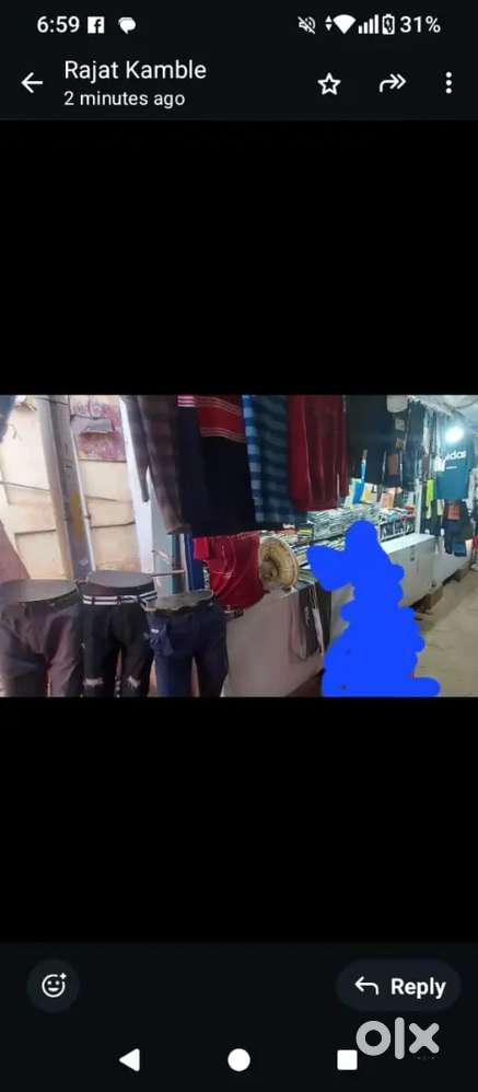 Shop in Vasco market are