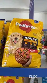 pedigree for  adult  is available  with 35 %