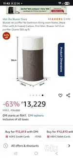 Blueair Air Purifier 3410