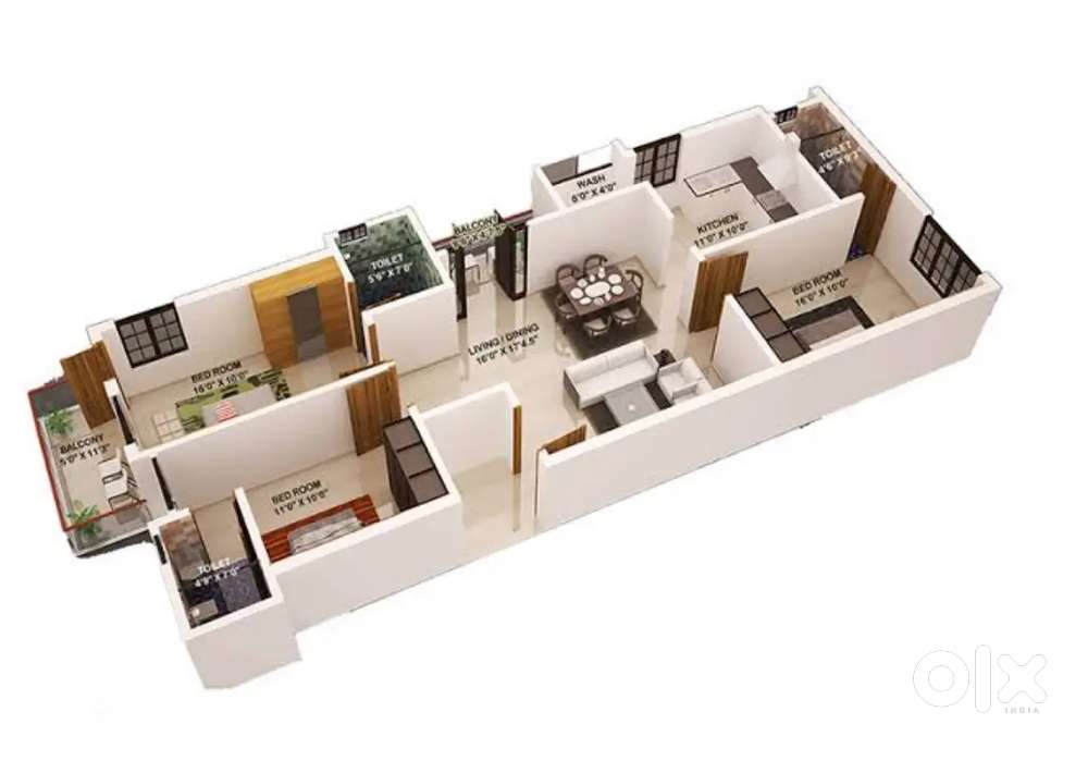 3BHK RENT KAVUNDAMPALAYAM