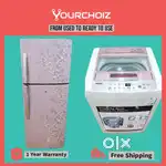 ÷79) LG flower design D/D fridge&LG T/L washing machine fullyautomatic
