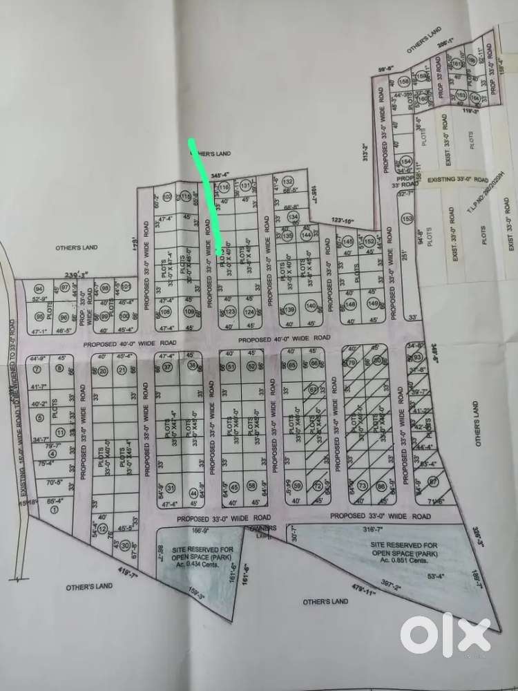 Plot for sale at Keshampet