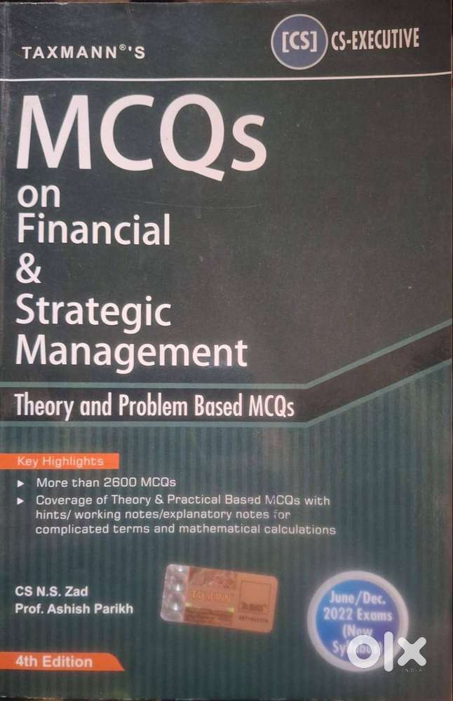 Taxmanns MCQs on Financial & Strategic Management