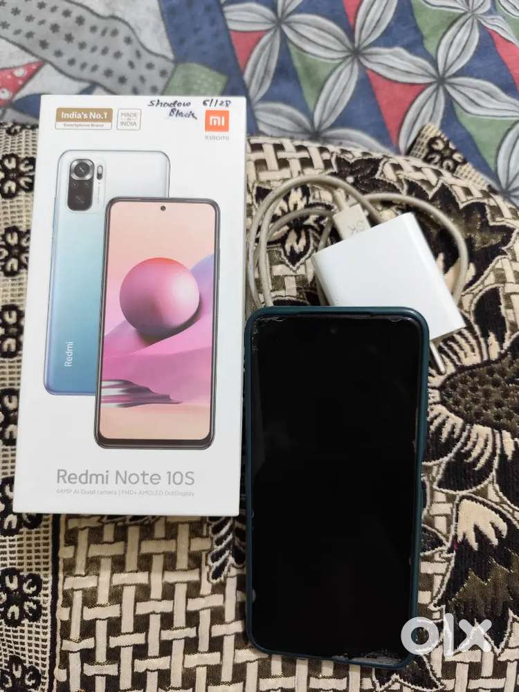 Redmi Note 10s 6GB Ram 128GB Storage 4G Mobile With Bill Box Charger