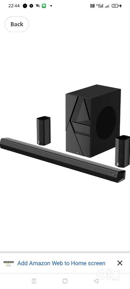 Avante Baar5500da modal.sound Baar5.2.1/,1month old just theatre sound