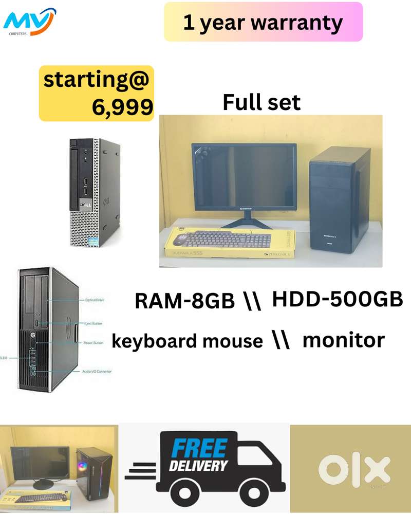 Cash on home delivery  CPU - newProcess  Keyboard Mouse