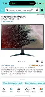 Acer LCD Monitor