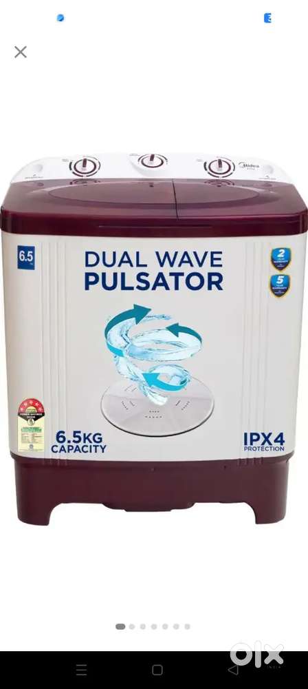 Midea Semi automatic seald Box washing machine 6.5 kg