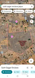 Kalwar road plot prime location. 32000 rs sq yard. Total 4000000