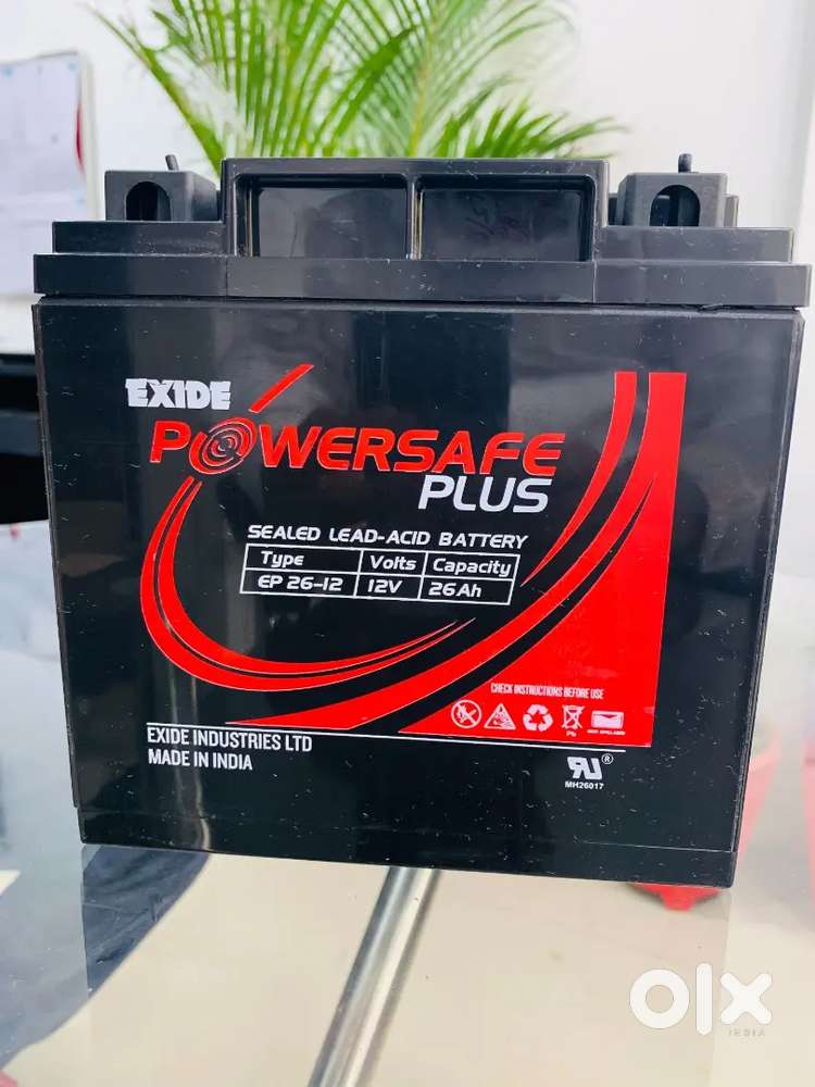 Exide 12V 26AH New Batteries available warranty