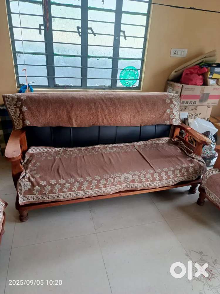 Wooden Sofa Set