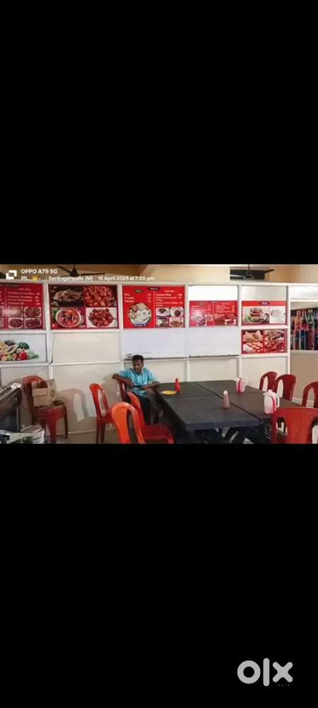 Chairs and cash counter