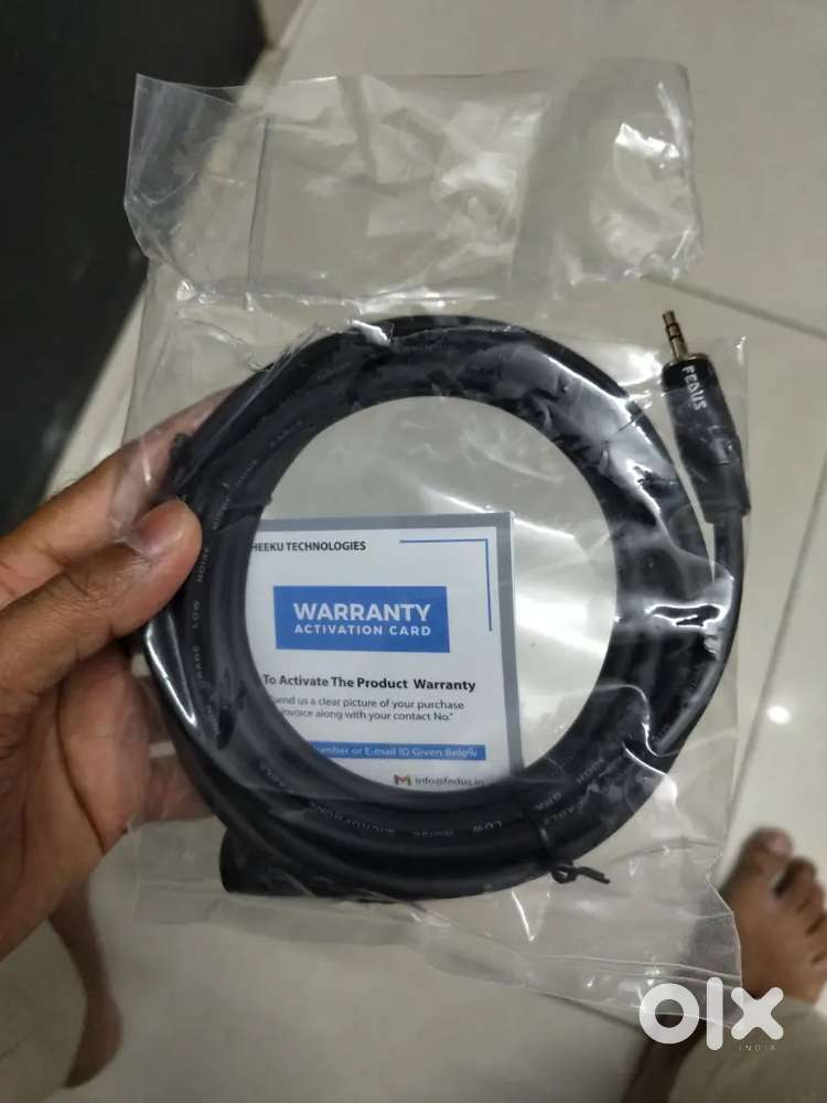 3.5mm Jack to male XLR cable