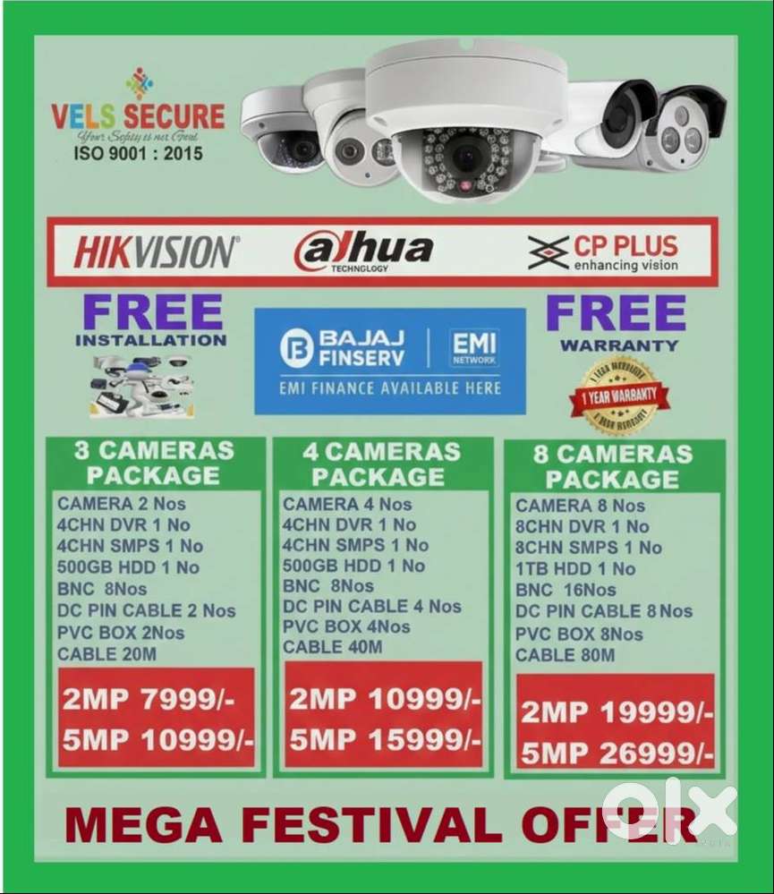 2MP  HIKVISION     DAY & NIGHT VISION MEGA   DISCOUNT  SALE CCTV     2