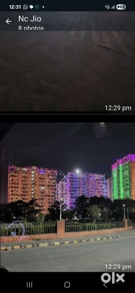 It's a fully furnished flat at NRI city