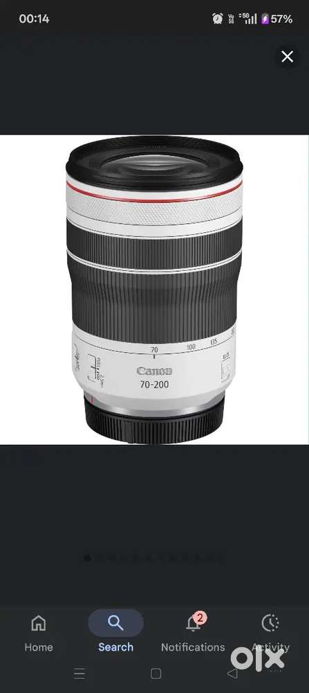 Canon RF 70-200mm f4 L IS Lens – Barely Used, Original Bill & Box