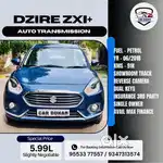 Maruti Suzuki Swift Dzire AMT ZXI Plus, 2018, Petrol