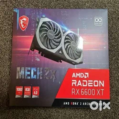 MSI AMD Radeon RX 6600XT Mech 2X OC EDITION 8GB Graphics Card